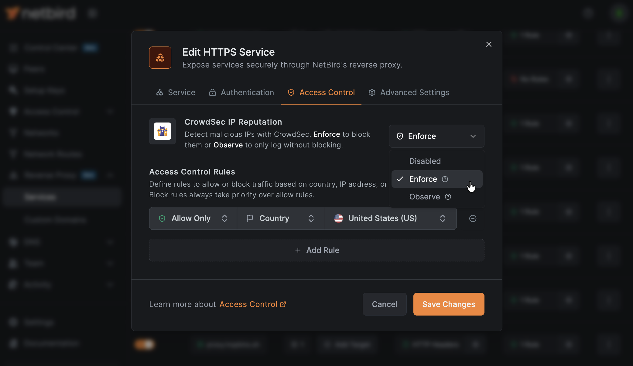 CrowdSec IP Reputation Overview