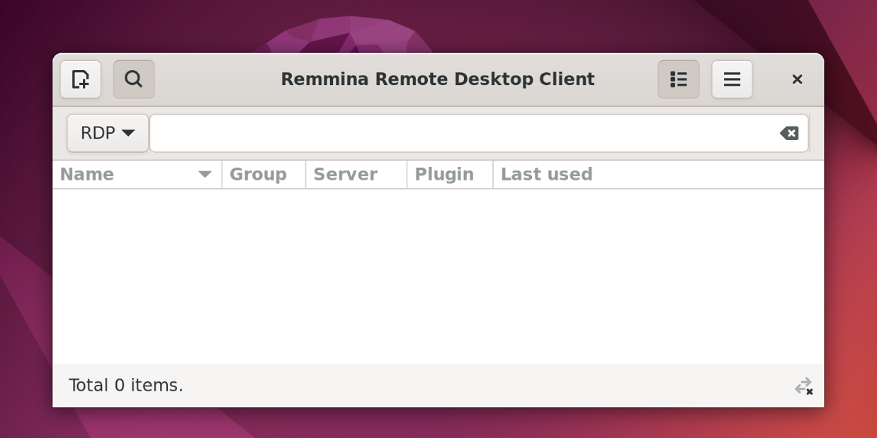 Opening remote desktop client